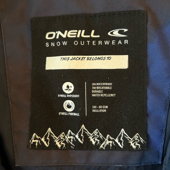 O’Neill Girl’s Snow Outerwear Jacket. Navy, Hooded, Girl’s size 14. - Picture 8 of 14